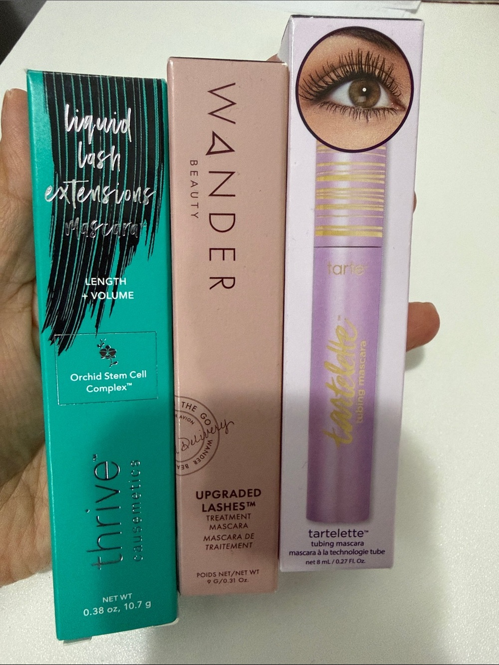 Mascara Bundle Full-size Black Thrive Wander Beauty & Tarte NIB